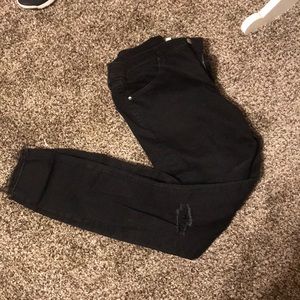 H&M black skinny jeans, size 10